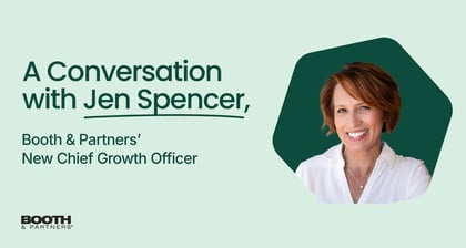 Booth's Chief Growth Officer, Jen Spencer