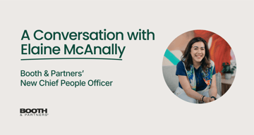 elaine mcanally chief people office of booth