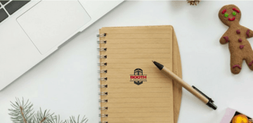 booth logo vector banner