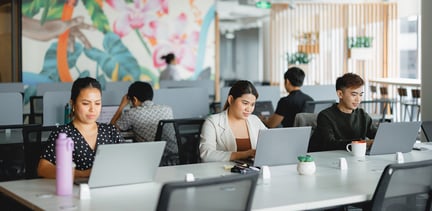 development team working