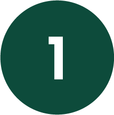 1 - circle green